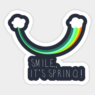 smile,it's spring! Sticker